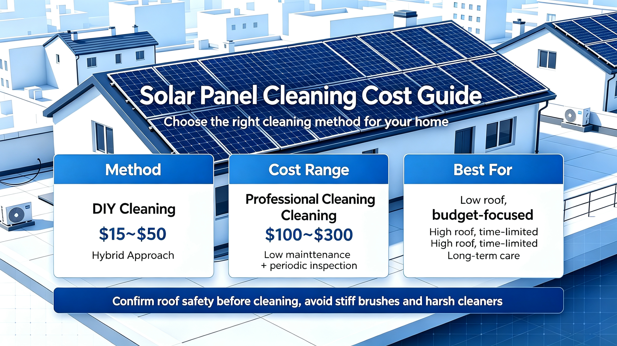 Solar Panel Cleaning Cost – DIY vs Professional Cleaning Prices