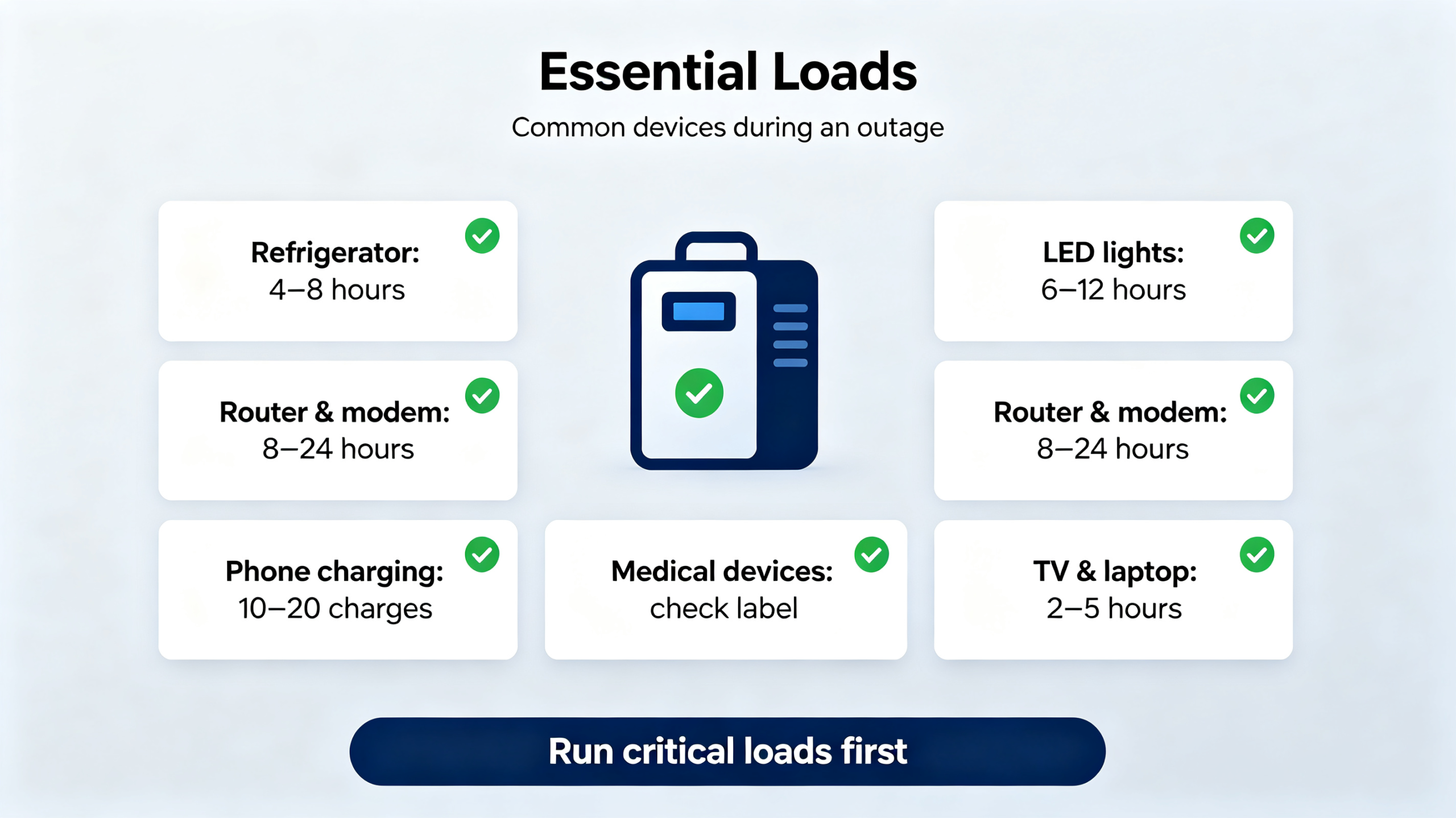 What can a home battery run - kitchen appliances powered by a wall-mounted home battery