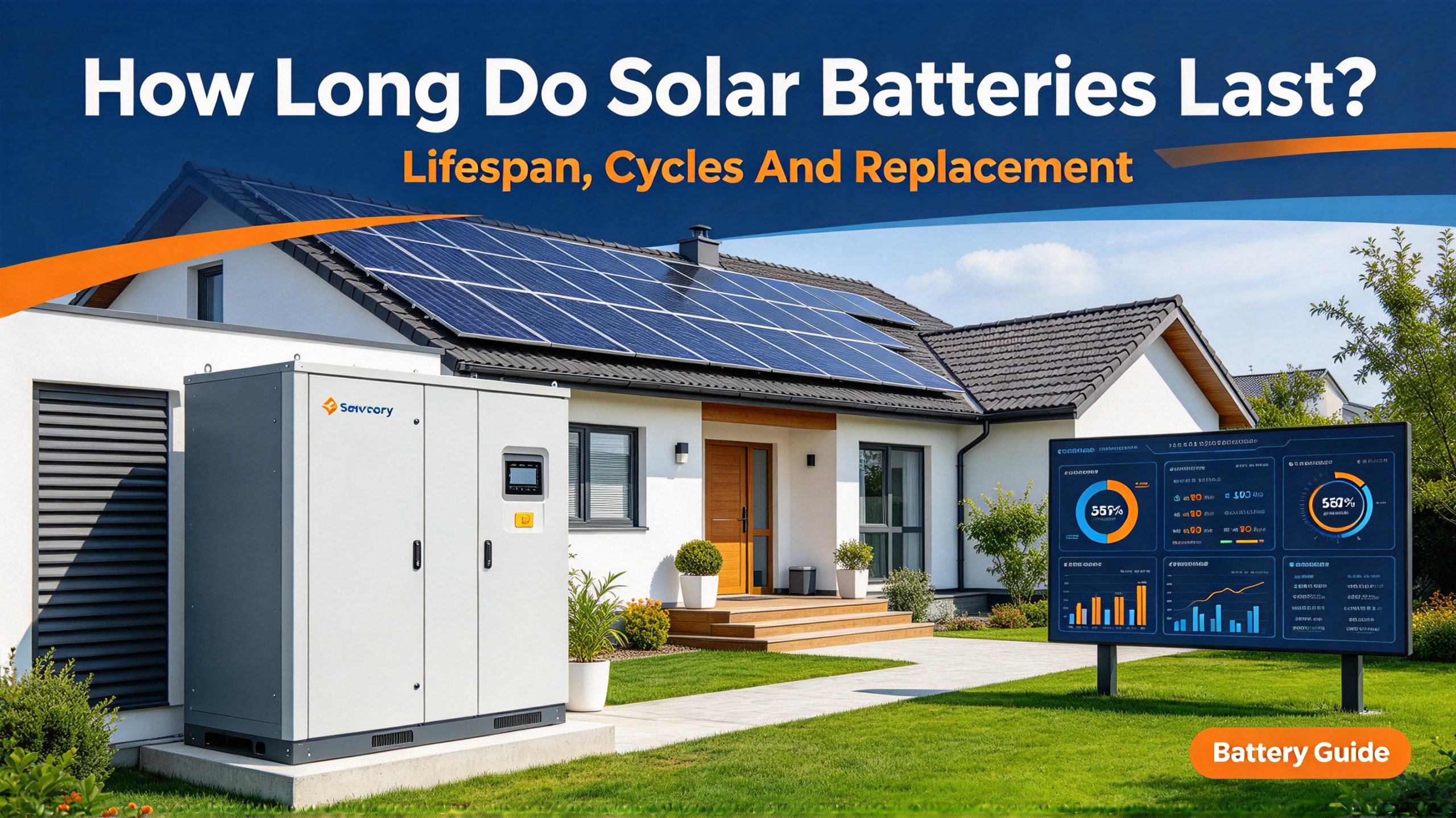 Home battery unit mounted on a garage wall next to a solar inverter