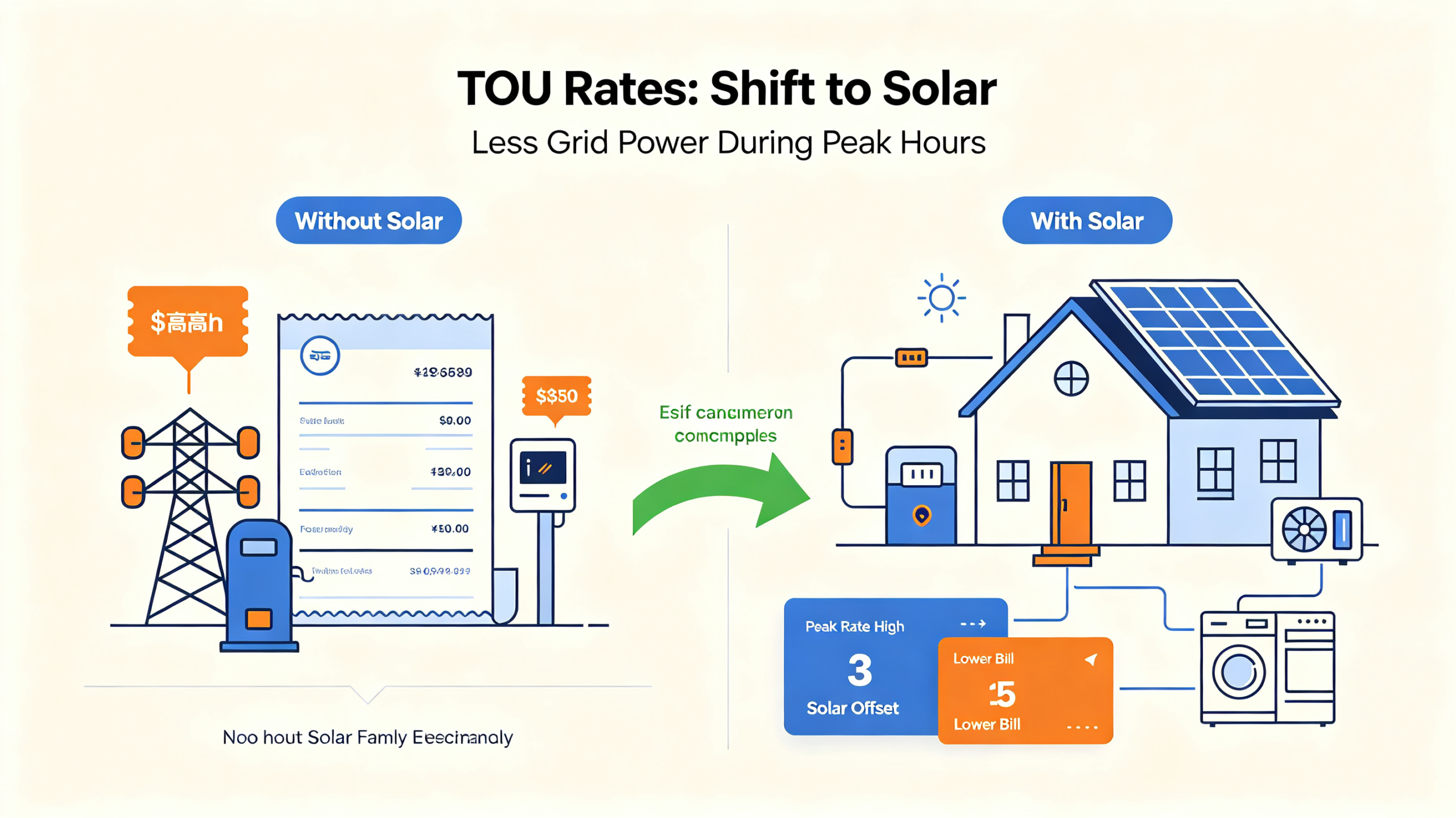 Community solar farm supplying local homes